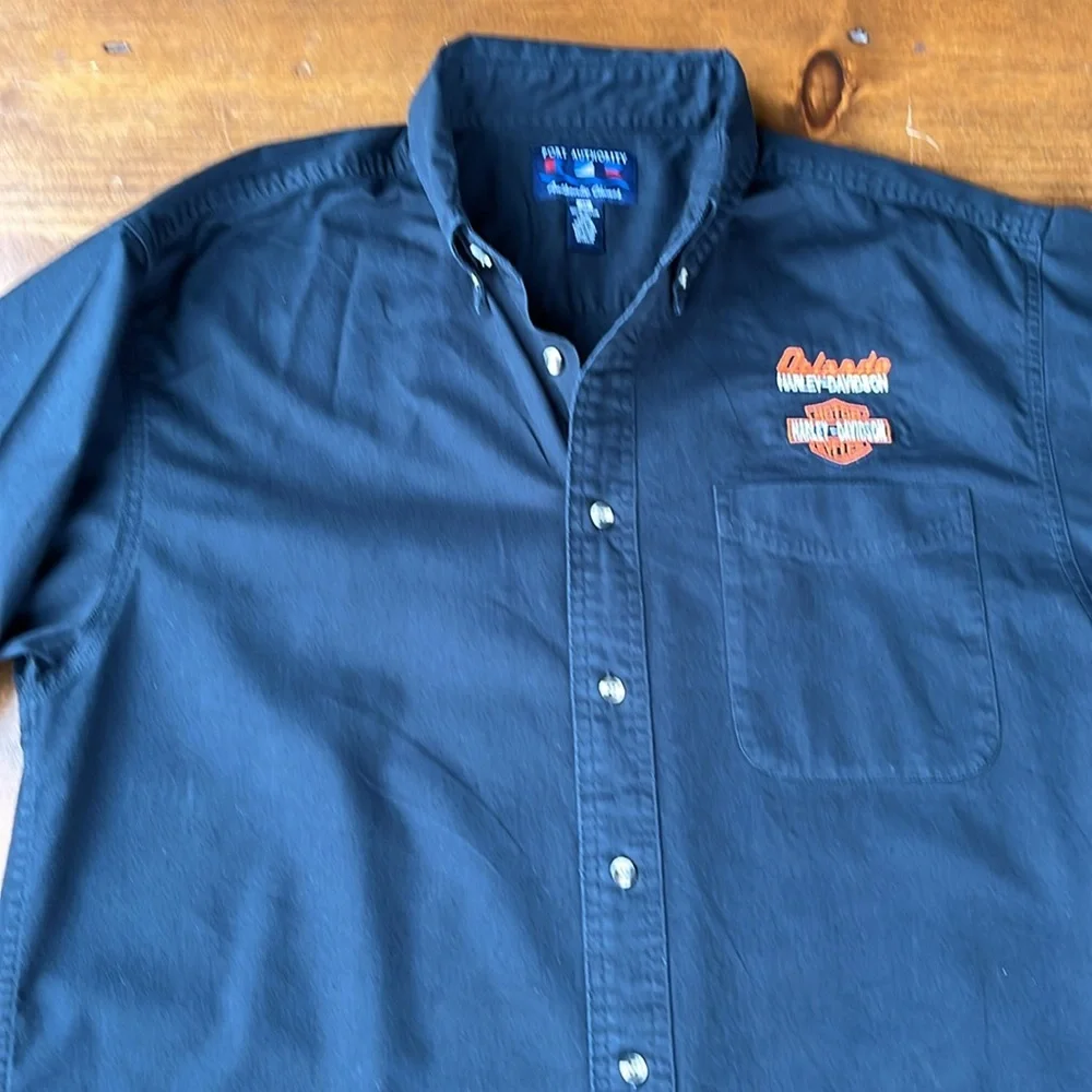 Harley-Davidson Orlando Short Sleeve Button Down Shirt - Sz M